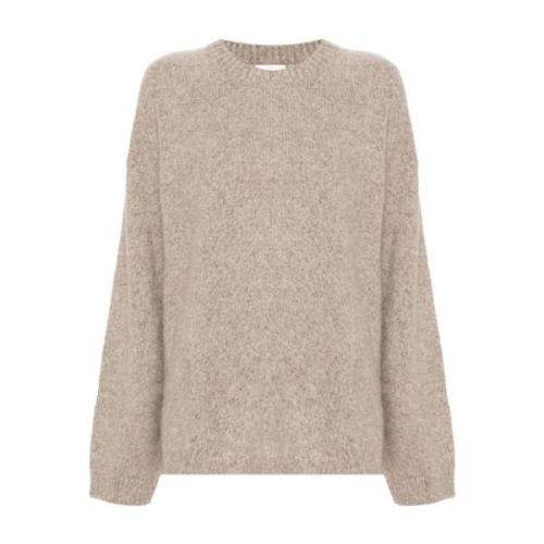 Allude Beige Sweater Beige, Dam