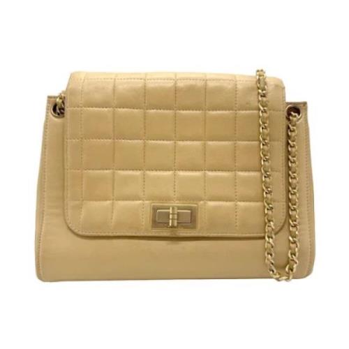 Chanel Vintage Pre-owned Laeder chanel-vskor Beige, Dam