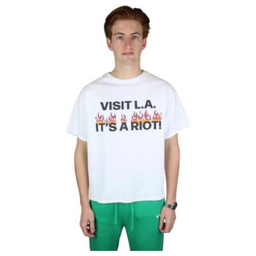 Gallery Dept. L.a. Riot T-shirt i vitt White, Herr