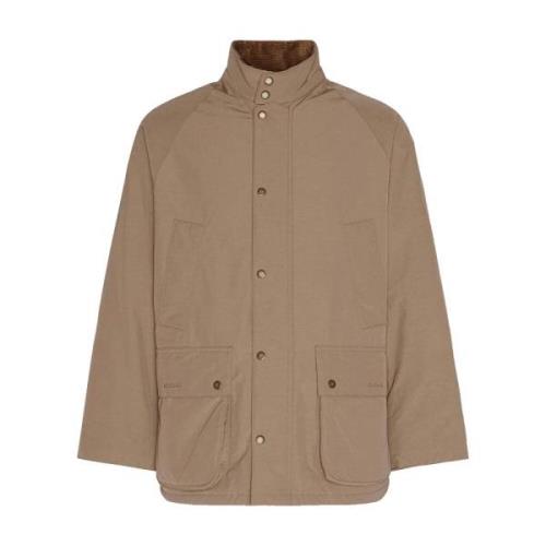 Barbour Oversized Casual Bedale Tan Jacka Brown, Herr