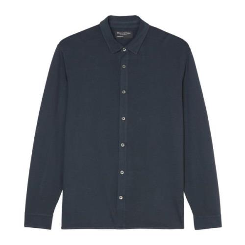 Marc O'Polo Piqué regular polo shirt Blue, Herr