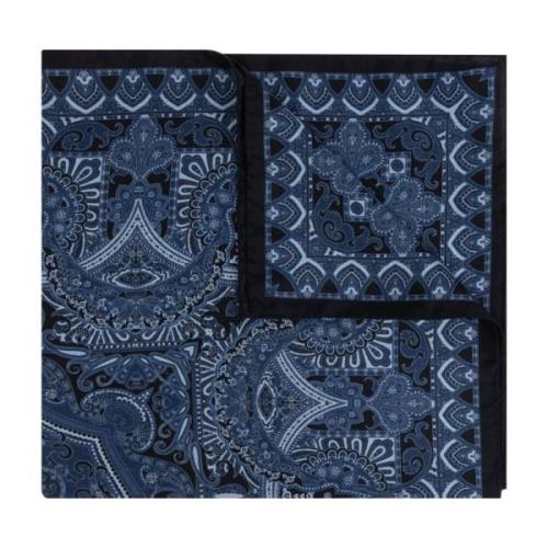 Etro Sidenscarf Blue, Dam