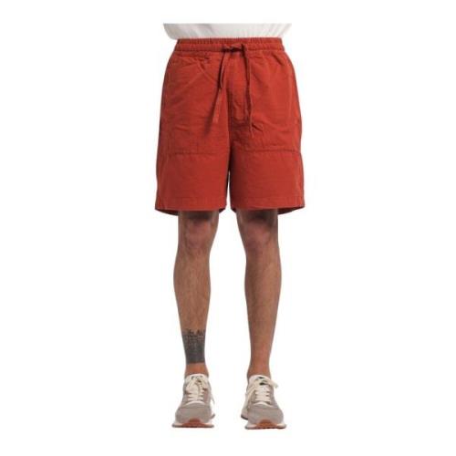 President's Bermuda shorts med dragsko i midjan Red, Herr