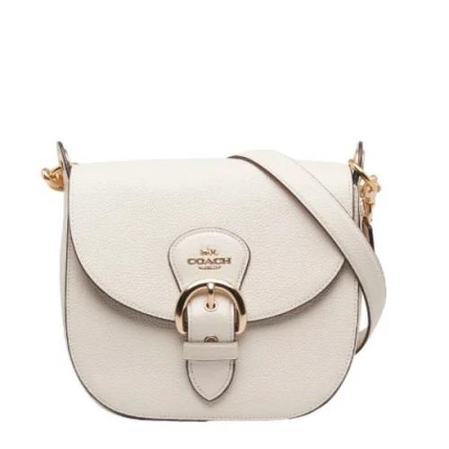 Coach Pre-owned Pre-owned Laeder crossbodyvskor Beige, Dam