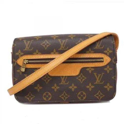 Louis Vuitton Vintage Pre-owned Tyg louis-vuitton-vskor Brown, Dam