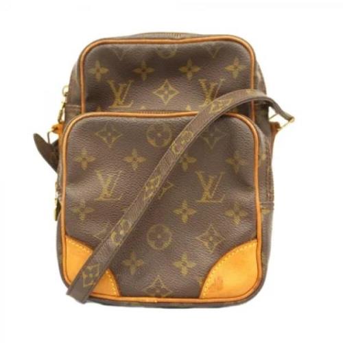 Louis Vuitton Vintage Pre-owned Tyg louis-vuitton-vskor Brown, Dam