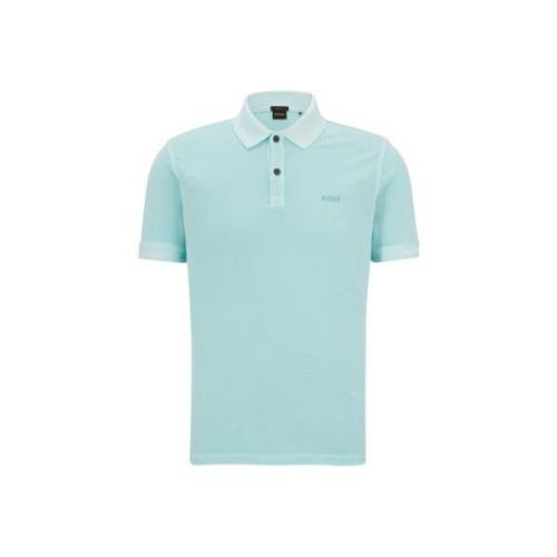 Hugo Boss Kortärmad Polo Prime Blue, Herr