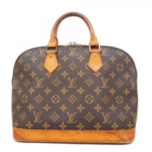 Louis Vuitton Vintage Pre-owned Tyg louis-vuitton-vskor Brown, Dam