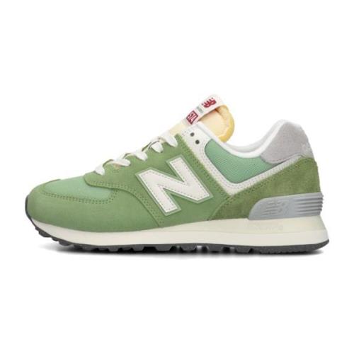 New Balance Gröna Låga Sneakers U574 D Green, Dam