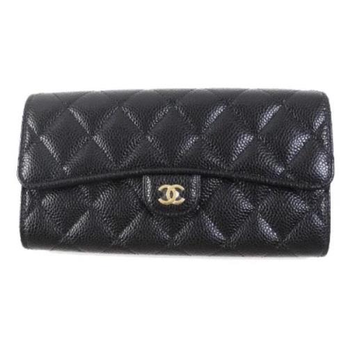 Chanel Vintage Pre-owned Laeder plnbcker Black, Dam