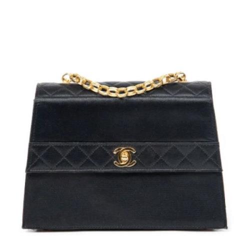 Chanel Vintage Pre-owned Canvas chanel-vskor Black, Dam