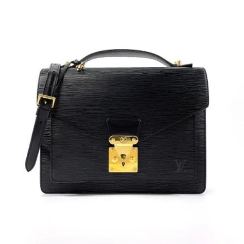 Louis Vuitton Vintage Pre-owned Laeder handvskor Black, Dam