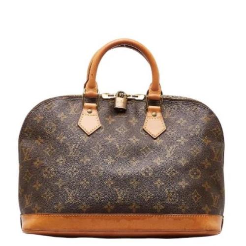 Louis Vuitton Vintage Pre-owned Canvas handvskor Brown, Dam