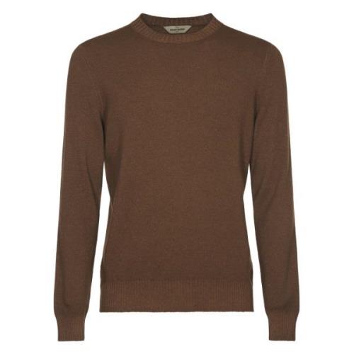 Gran Sasso Stiliga Sweaters för Män Brown, Herr