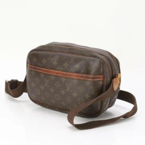 Louis Vuitton Vintage Pre-owned Tyg louis-vuitton-vskor Brown, Dam