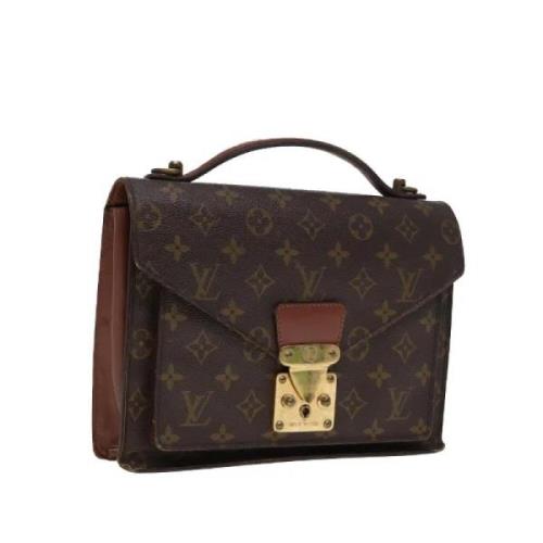 Louis Vuitton Vintage Pre-owned Canvas louis-vuitton-vskor Brown, Dam