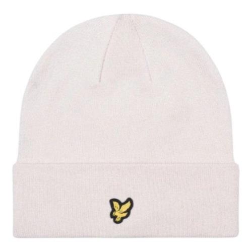 Lyle & Scott Ecru He960arc Beanie Hat Beige, Herr