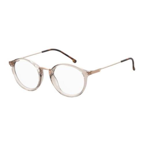 Carrera Beige Acetatglasögon med Naken Skiva Beige, Unisex