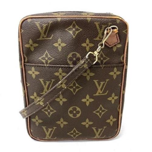 Louis Vuitton Vintage Pre-owned Canvas crossbodyvskor Brown, Dam