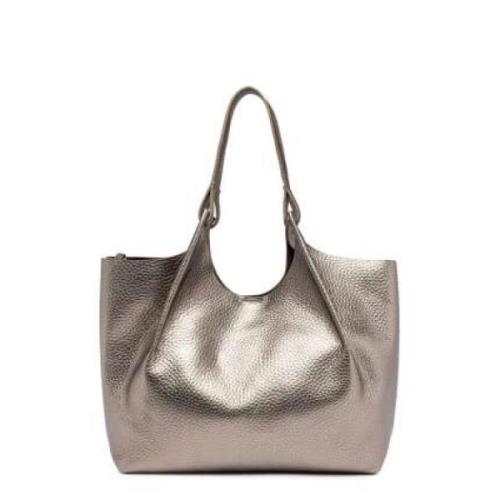 Gianni Chiarini Elegant Läder Toteväska Gray, Dam