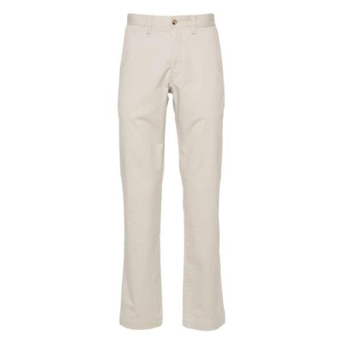 Polo Ralph Lauren Casual Beige Bomull Elastan Byxor Beige, Herr