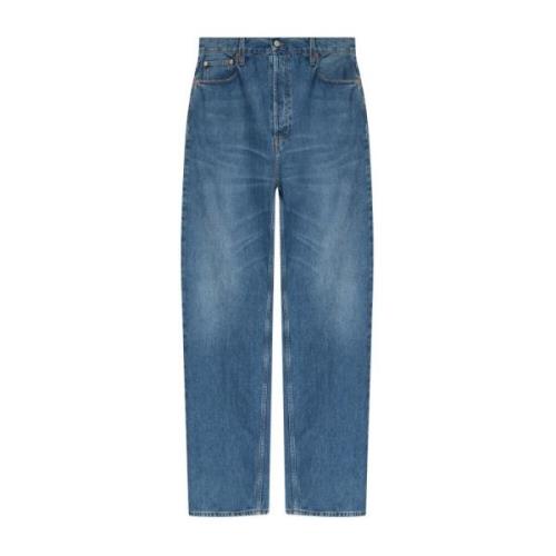 Gucci Blå Bomulls Jeans Aw23 Blue, Dam