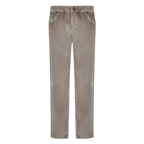 Hand Picked Orvieto Taupe Jeans Beige, Herr