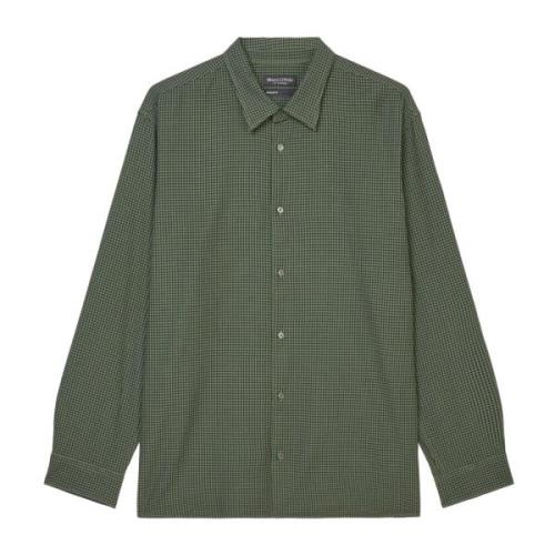 Marc O'Polo Vichy skjorta regular Green, Herr