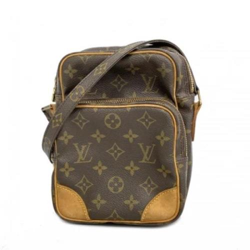 Louis Vuitton Vintage Pre-owned Tyg louis-vuitton-vskor Brown, Dam