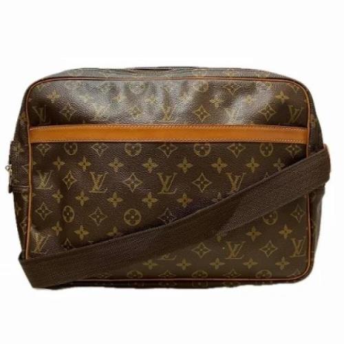 Louis Vuitton Vintage Pre-owned Canvas axelremsvskor Brown, Dam