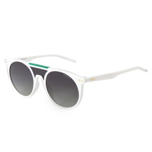 Polaroid Vit Acetat Solglasögon Black, Unisex