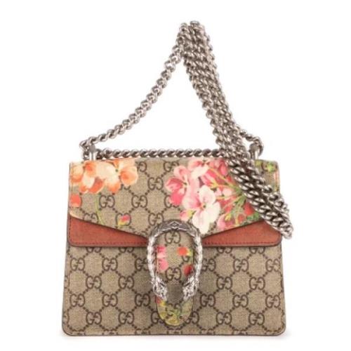 Gucci Vintage Pre-owned Canvas gucci-vskor Beige, Dam