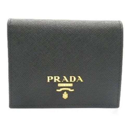 Prada Vintage Pre-owned Laeder plnbcker Black, Dam