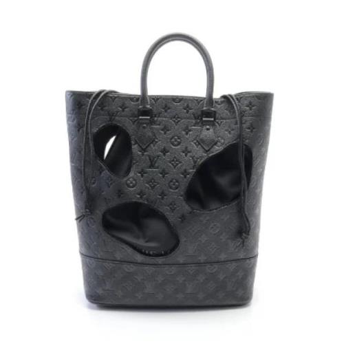 Louis Vuitton Vintage Pre-owned Laeder totevskor Black, Dam