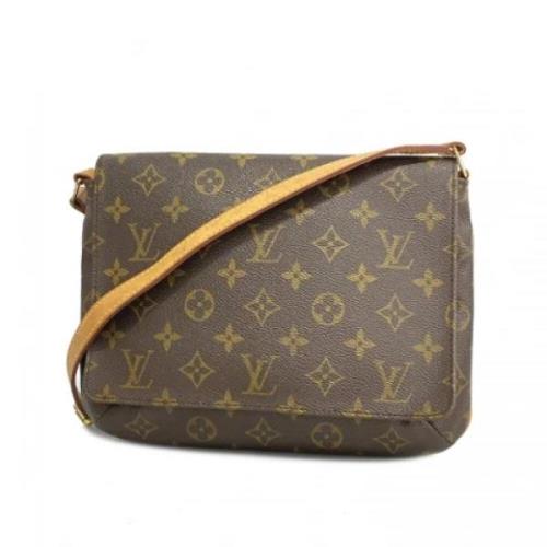 Louis Vuitton Vintage Pre-owned Tyg louis-vuitton-vskor Brown, Dam