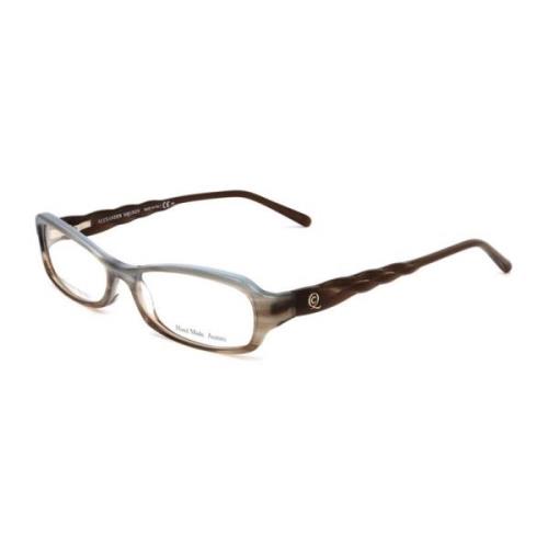 Alexander McQueen Brun Acetatrammeframe Glasögon för Kvinnor Brown, Da...