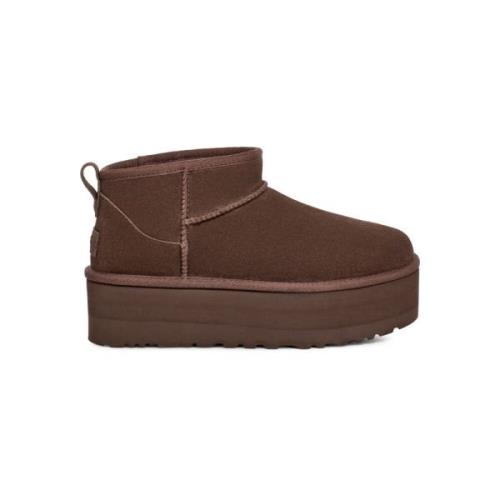 UGG Klassiska Ultra Mini Platform Boots Brown, Dam