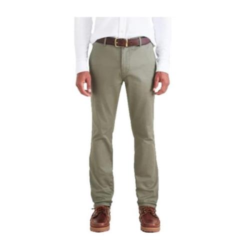 Dockers Original Chino Opp Skinny Byxor Green, Herr