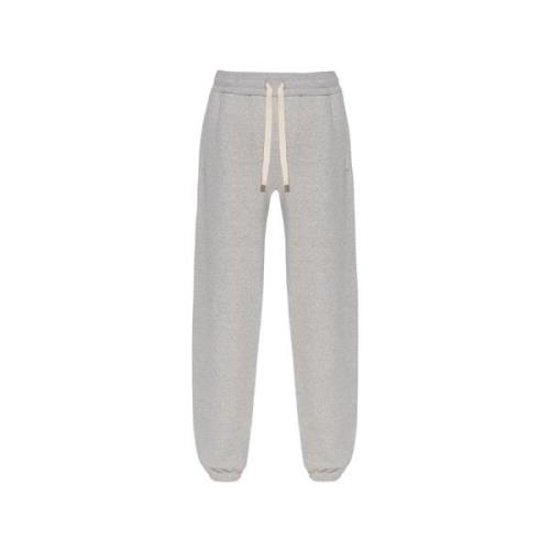 Jil Sander Sweatpants med logotyp Gray, Dam