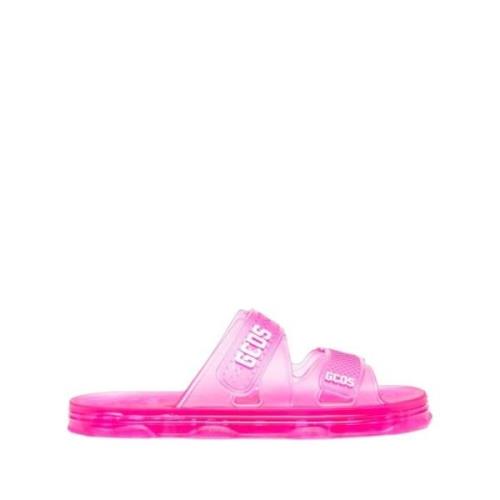 Gcds Fuchsia Sommar Slider Sandaler Pink, Dam