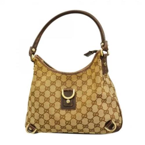 Gucci Vintage Pre-owned Canvas gucci-vskor Brown, Dam