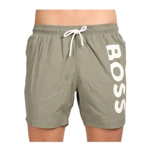 Hugo Boss Octopus Maxi Logo Herr Badshorts Green, Herr