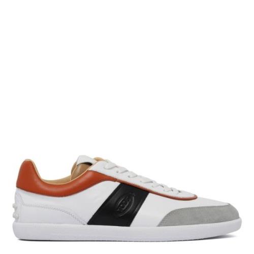 Tod's Vita Låga Top Sneakers Multicolor, Herr