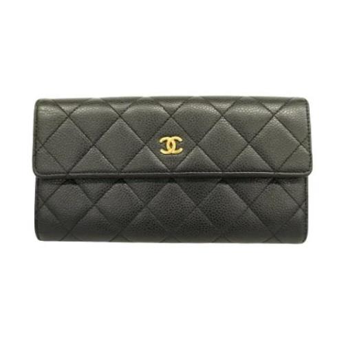 Chanel Vintage Pre-owned Laeder plnbcker Black, Dam