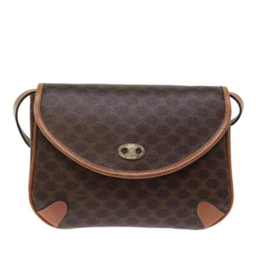 Celine Vintage Pre-owned Canvas celine-vskor Brown, Dam