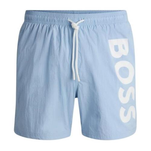 Hugo Boss Octopus Maxi Logo Herrbadkläder Blue, Herr