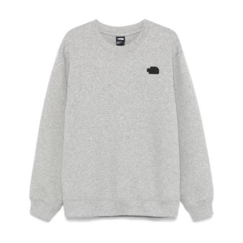 The North Face Silver Crew Neck Sweatshirt Gray, Herr