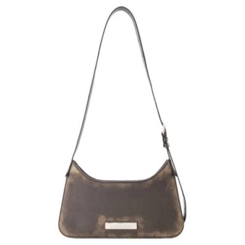 Acne Studios Laeder crossbodyvskor Brown, Dam