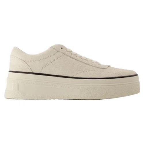 Jil Sander Laeder sneakers White, Dam