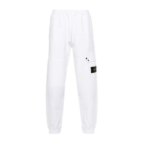 Stone Island Vita Casual Byxor White, Herr